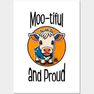 Moo-titular and proud Posters and Art